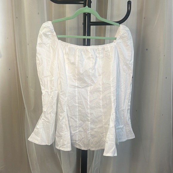 White Bow Top - Picture 3 of 4